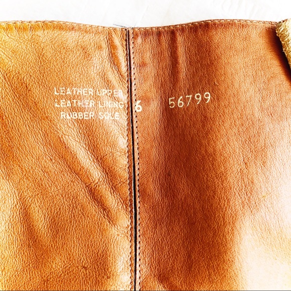 J. Crew Chestnut Brown Harness Heeled Boots, Size 6 - Picture 7 of 8